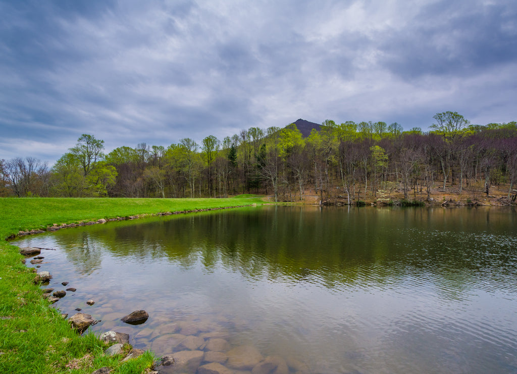 Peaks of Otter Lake, on the Blue Ridge Parkway in Virginia