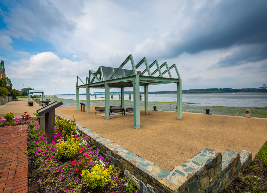 The Potomac River Waterfront, in Alexandria, Virginia