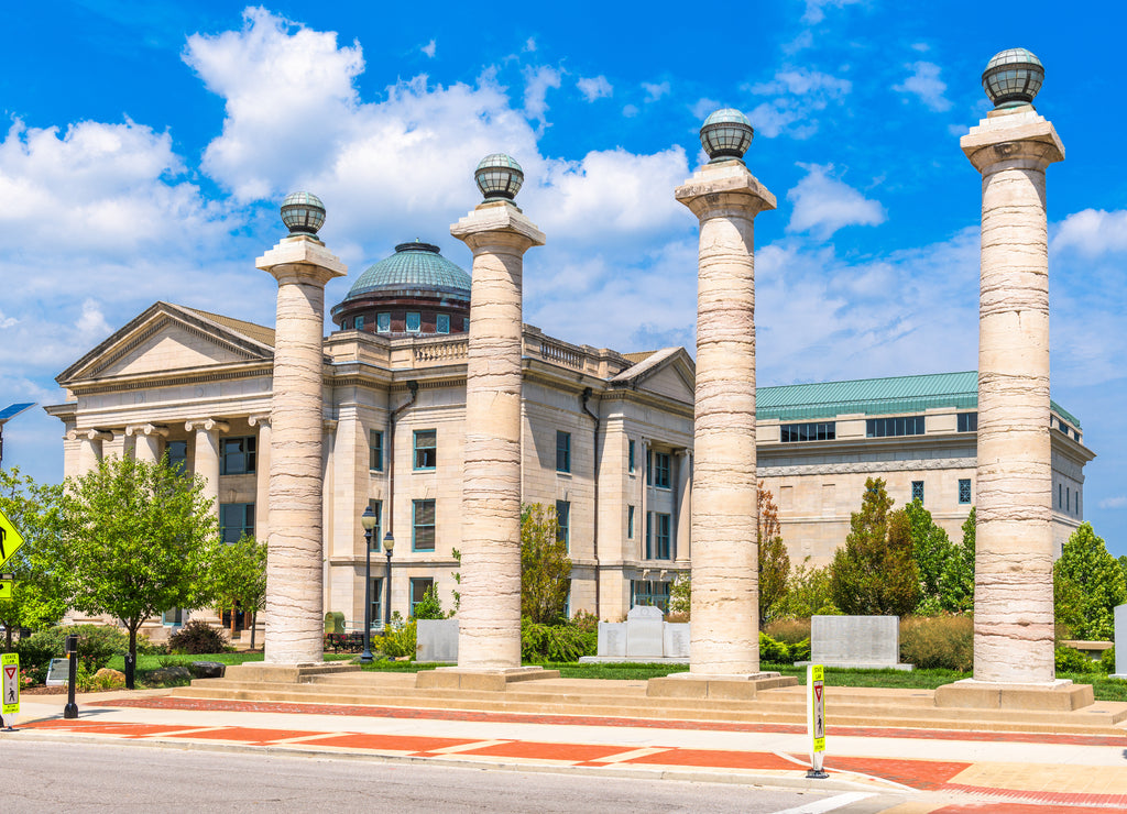 Columbia, Missouri, USA at Boone County Courthouse