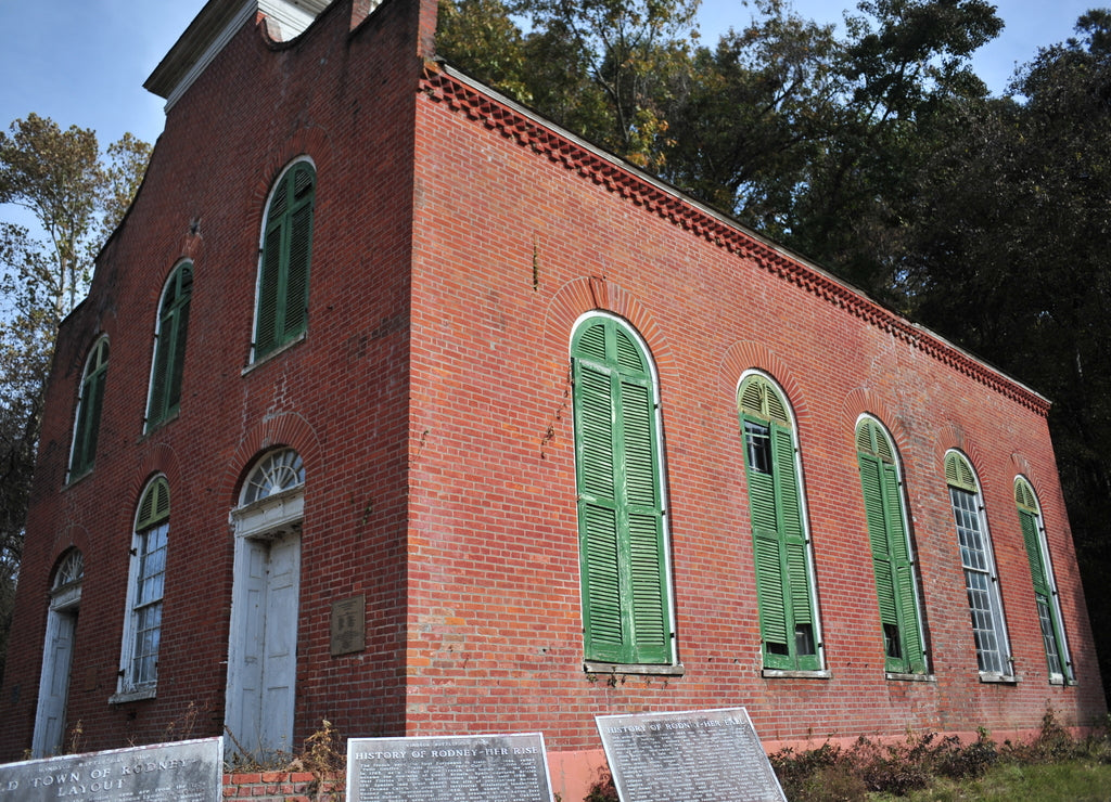 Rodney, Mississippi - abandoned churches