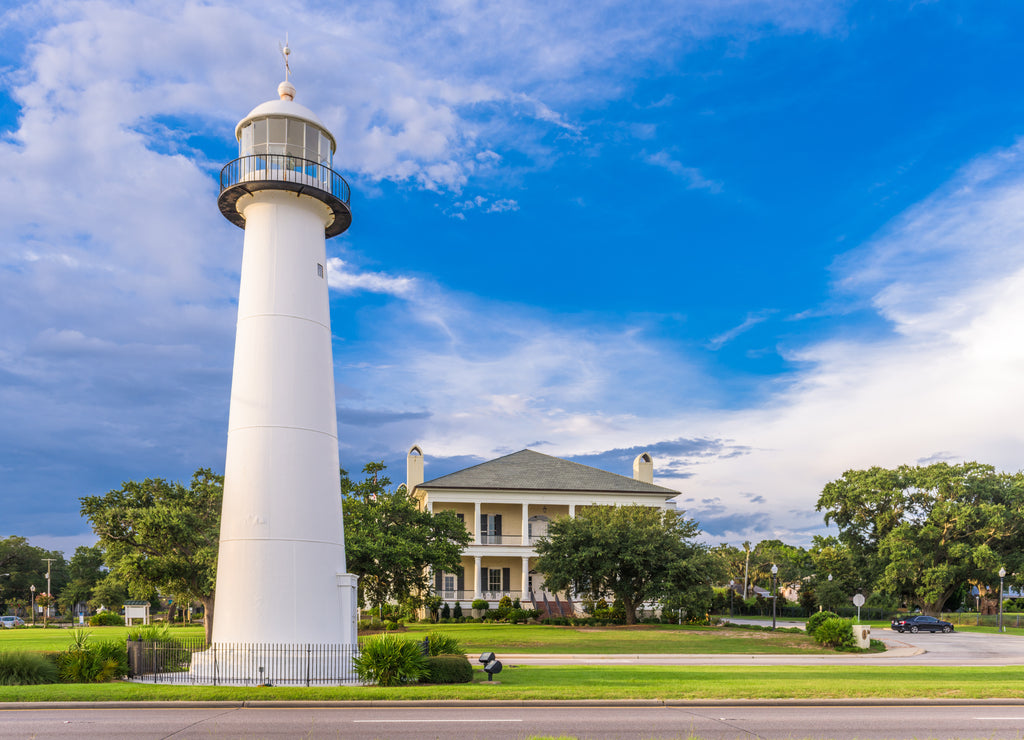 Biloxi, Mississippi USA at Biloxi Lighthouse