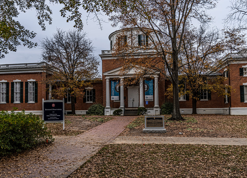 Historic Barnard Observatory on the campus of University of Mississippi in Oxford. Building built in 1859. Named for Frederick Barnard