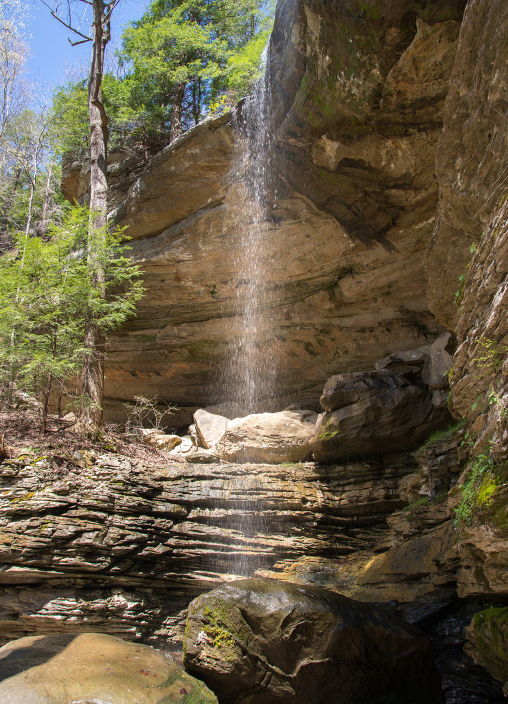 Anglin Falls is a waterfall in Rockcastle County, Kentucky