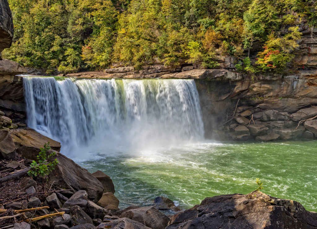 Cumberland Falls In Cumberland Falls State Park Corbin Kentucky