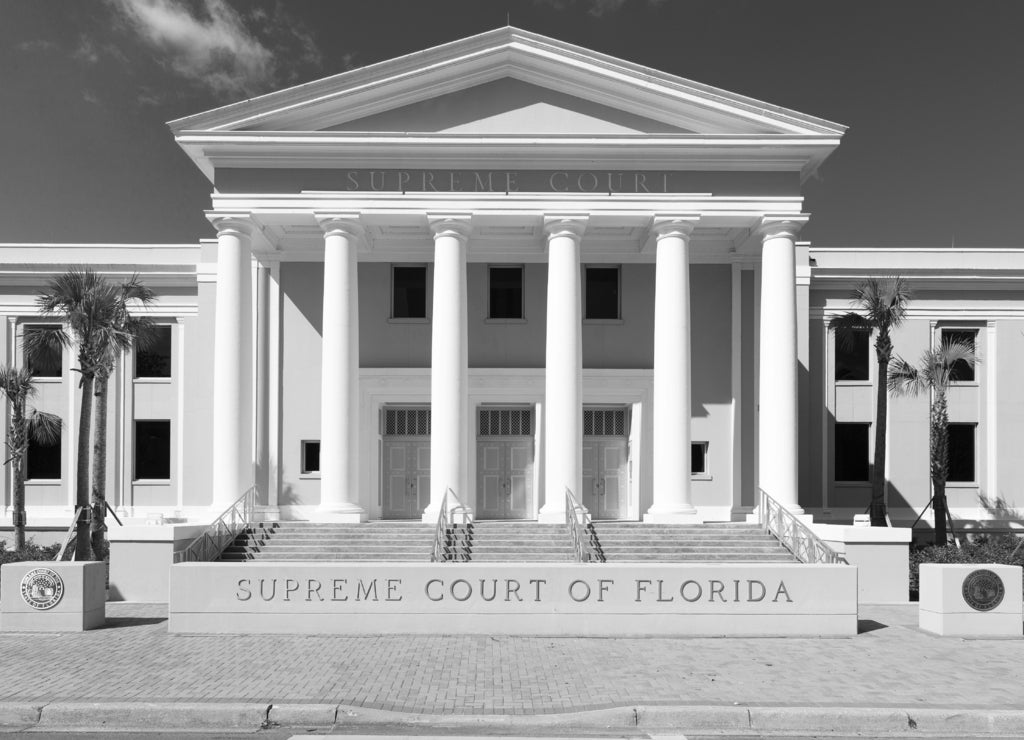 Supreme Court of Florida in black white