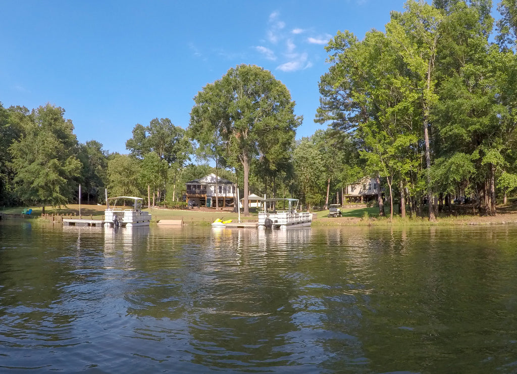 beautiful scenes on lake wateree in South Carolina