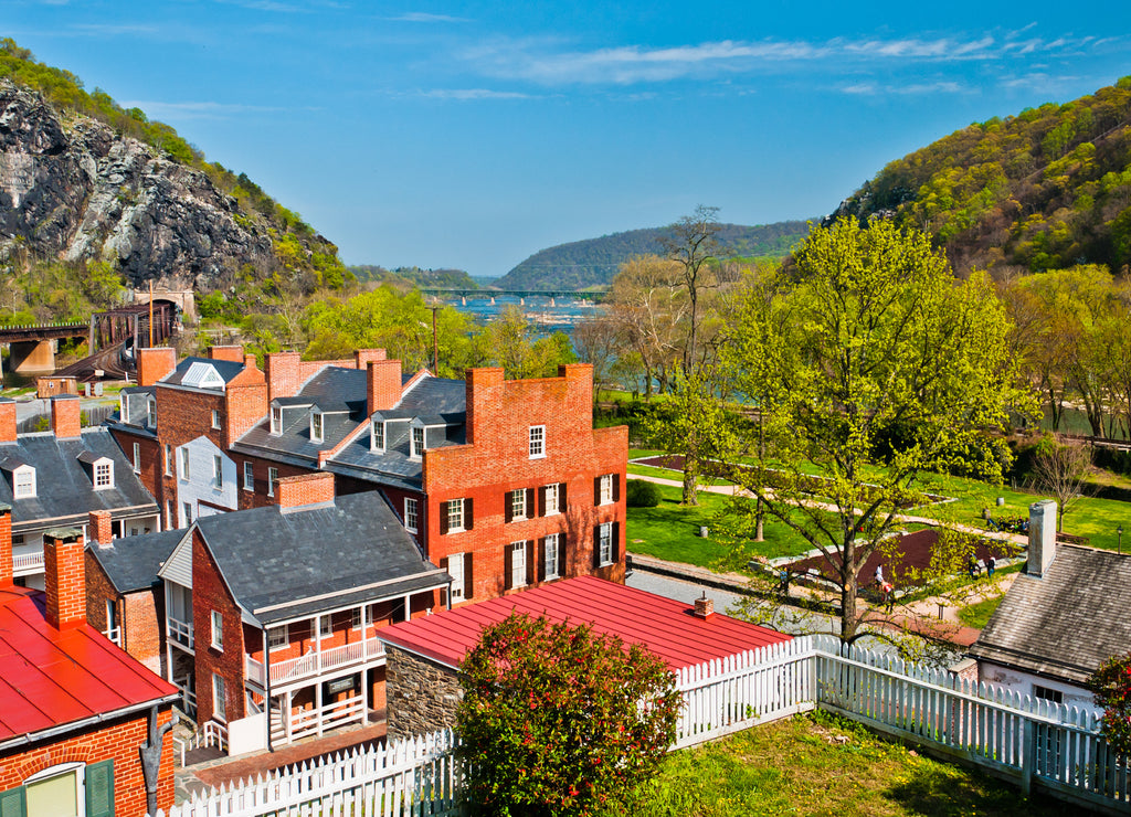 View of Town from Harper House, Harpers Ferry, West Virginia
