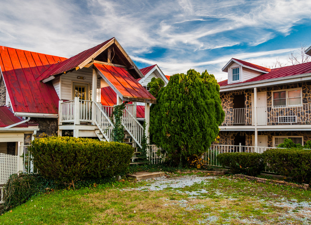 Small motel in Harper's Ferry, West Virginia