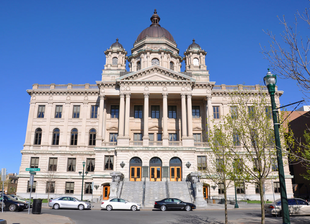 Onondaga Supreme and County Courts House in downtown Syracuse, New York State, USA