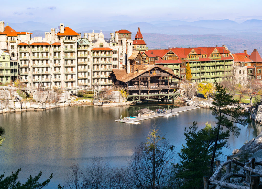 Lake Mohonk is a lake in Ulster County, New York, located on the Mohonk Preserve outside New Paltz, New York, in the Shawangunk Mountains