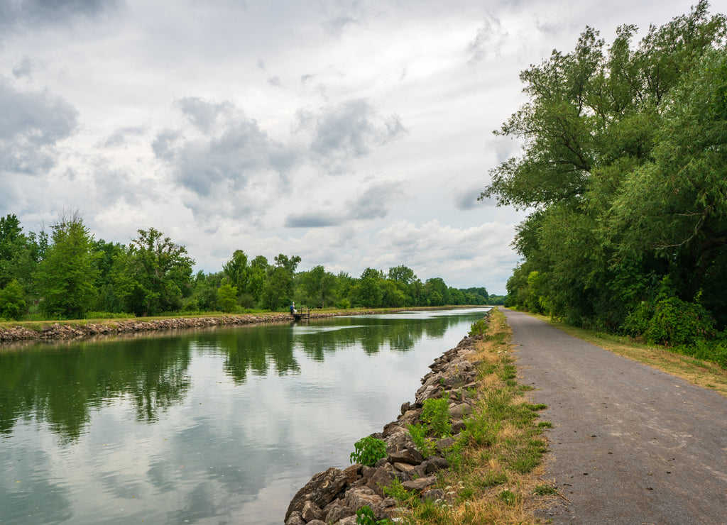 Erie Canal Locks in Lockport, New York