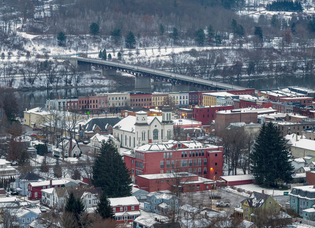 Owego, New York, a small village in upstate New York