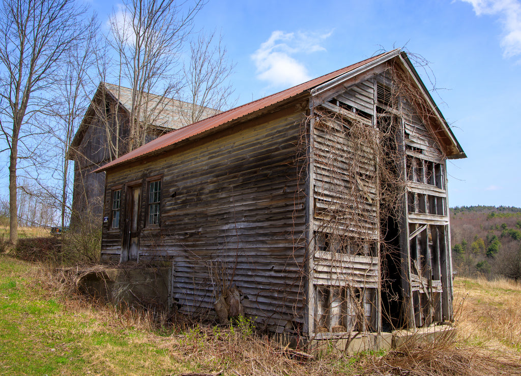 Abandoned Old Barn In Otsego County, New York