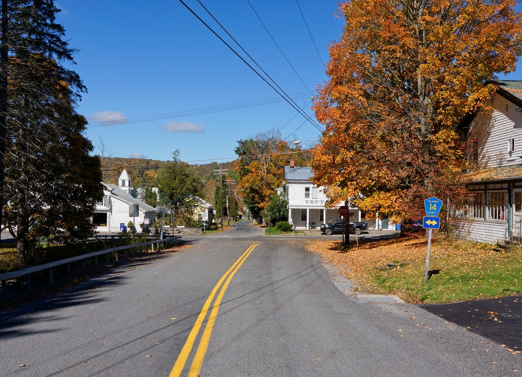Treadwell USA - 5 October 2014 - Treadwell is a hamlet in the town of Franklin in Delaware County New York