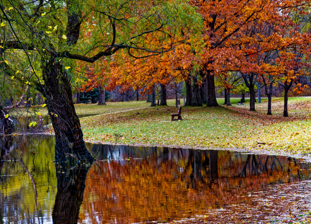 Otsiningo Park in Binghamton in Broome County, New York