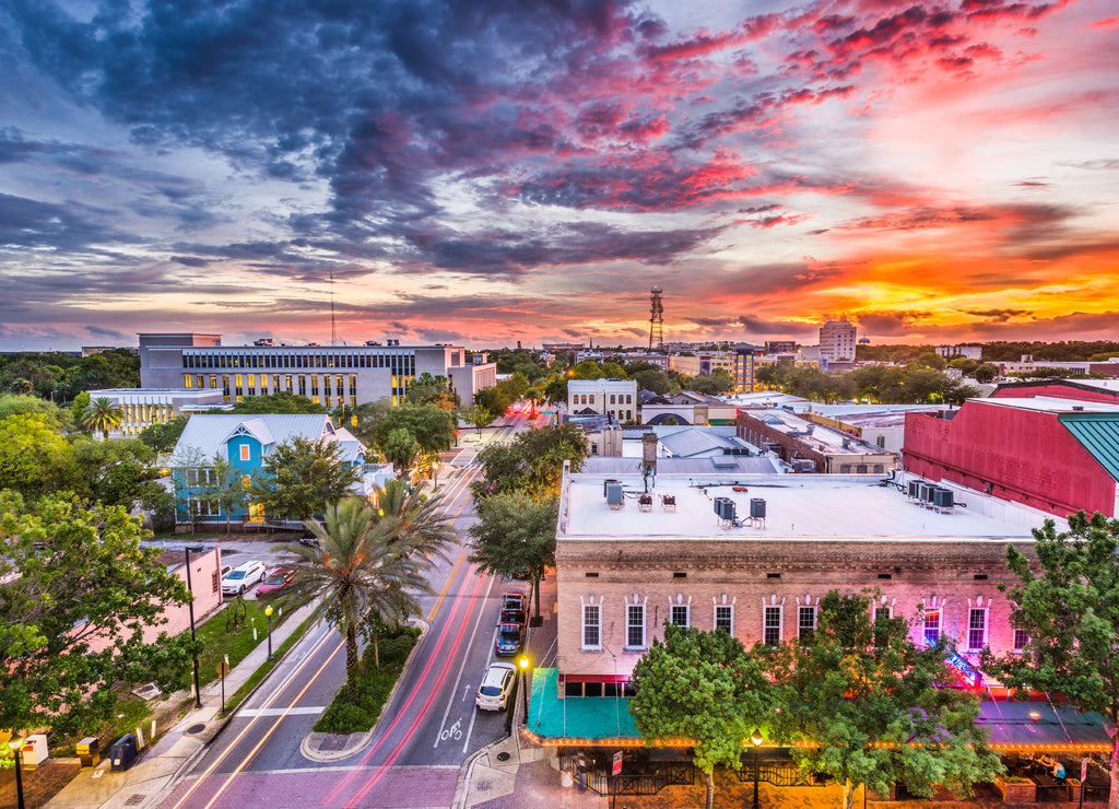 Gainesville, Florida, USA Skyline