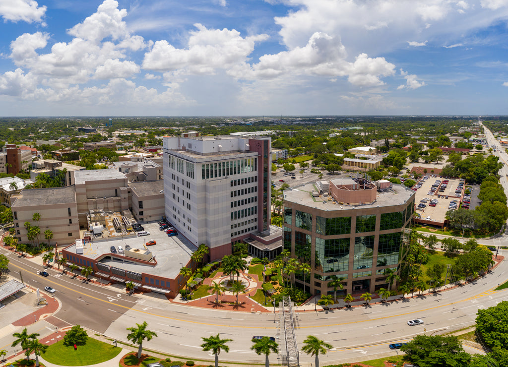 Aerial photo Fort Myers Lee County Justice Complex Center, Florida