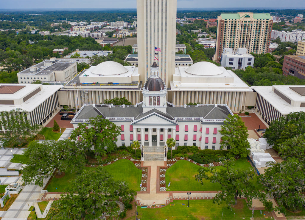 Aerial photo Florida State Capitol Building Tallahassee
