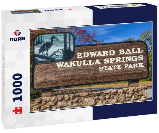 Edward Ball Wakulla Springs State Park entrance sign, Florida