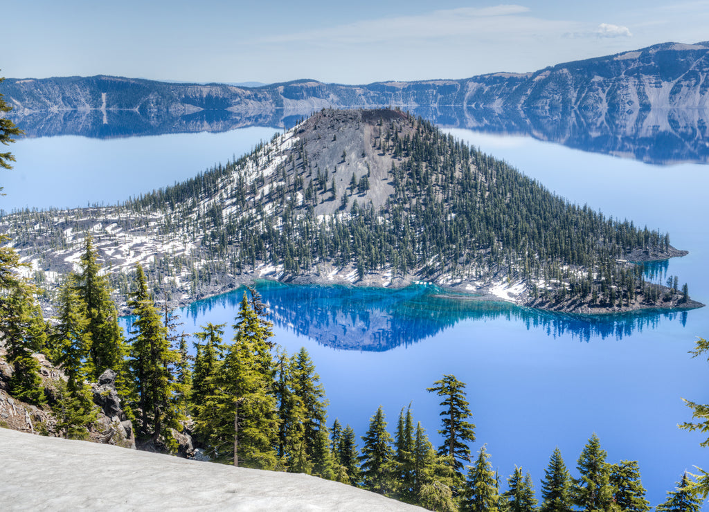 Wizard Island of Crater Lake National Park, Oregon