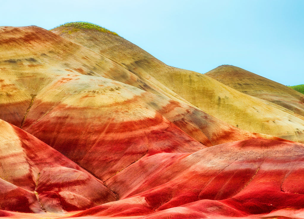 Painted Hills of John Day Fossil Bed in eastern Oregon