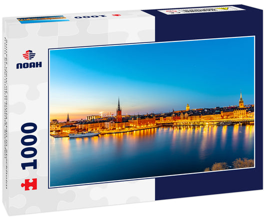 Sunset view of Gamla stan in Stockholm from Sodermalm island, Sweden