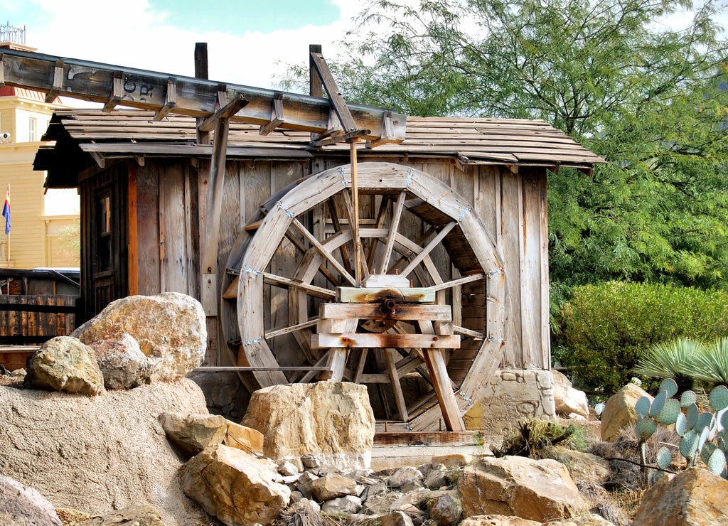 Old mill located in the desert west of Tucson, Arizona