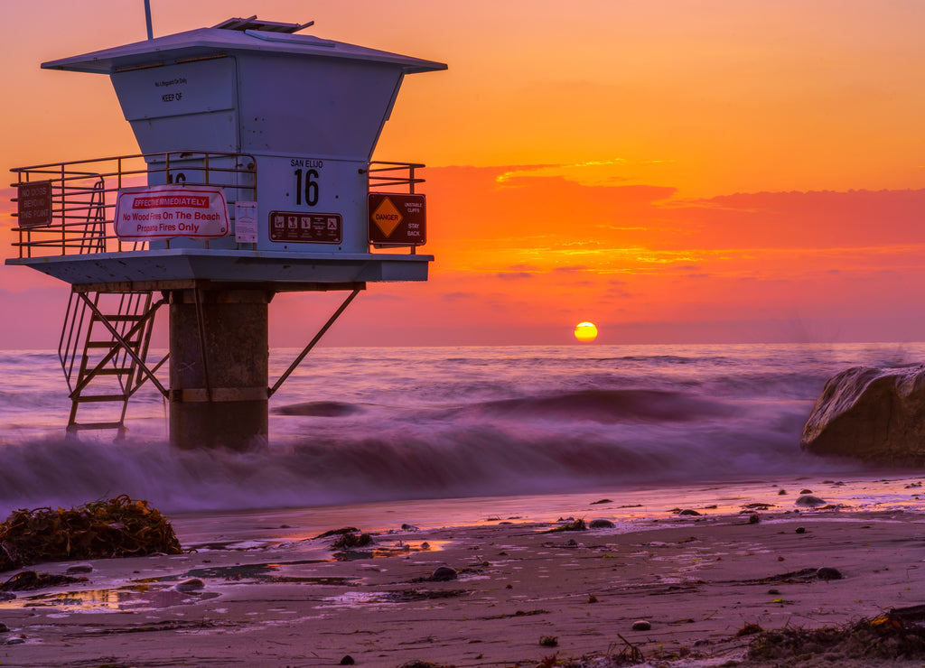 Beautiful Sunset in San Diego, California