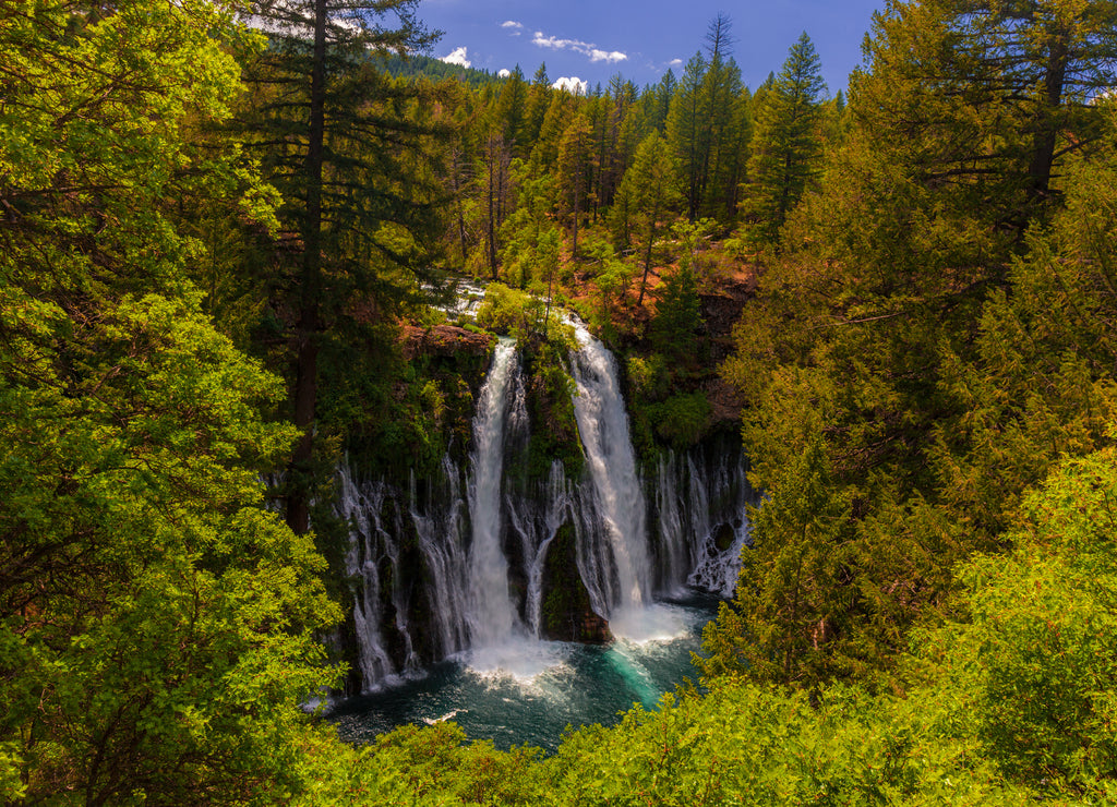 Burney Falls in Shasta County California