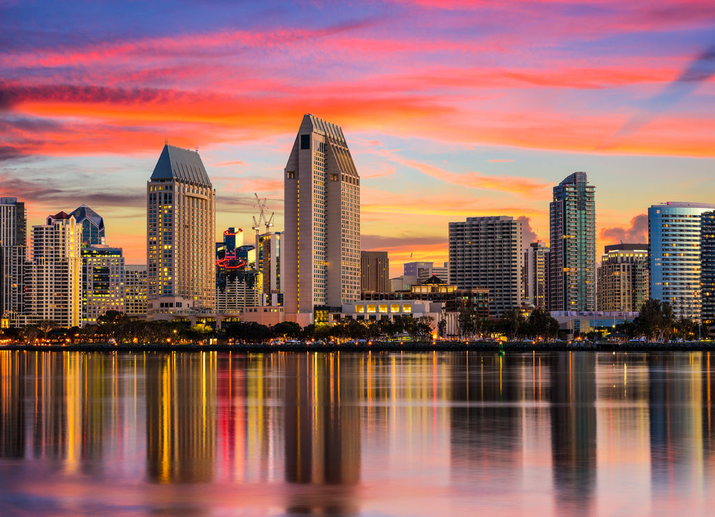 San Diego, California Skyline