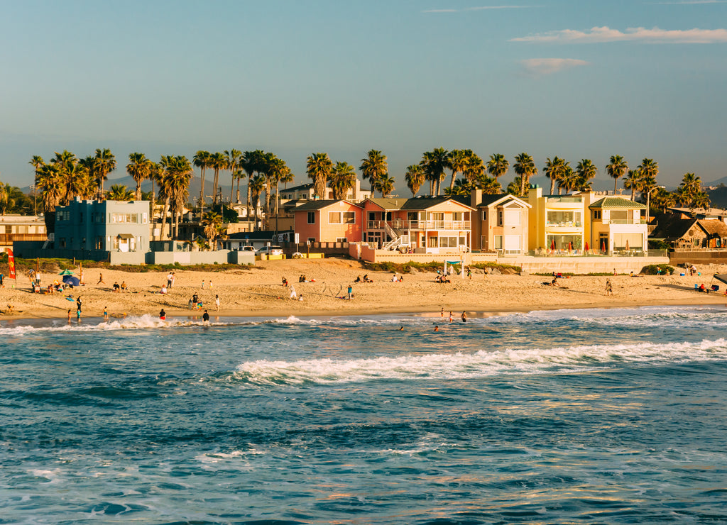 View of the beach in Imperial Beach, California