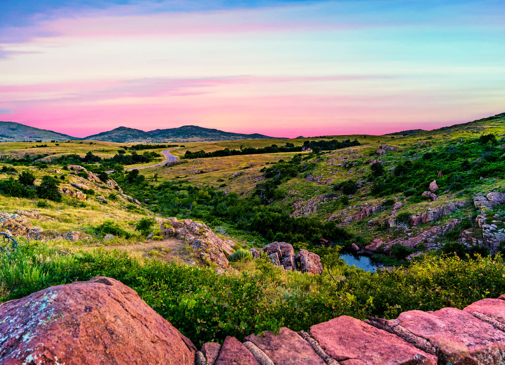 Wichita Mountains Wildlife Refuge near Lawton, Oklahoma