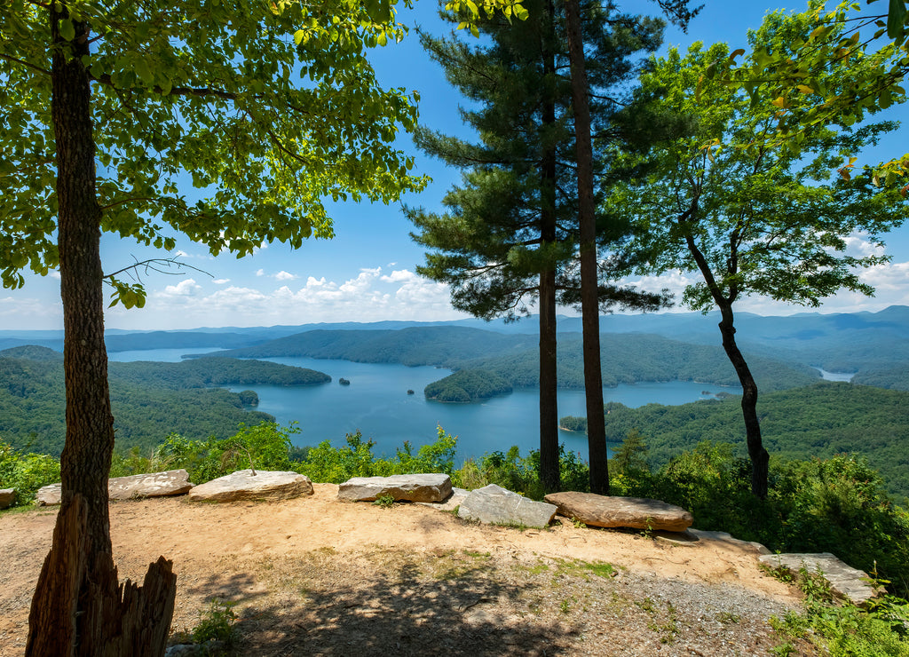 Lake Jocassee viewed from Jumping Off Rock, Jocassee Gorges Wilderness Area, South Carolina