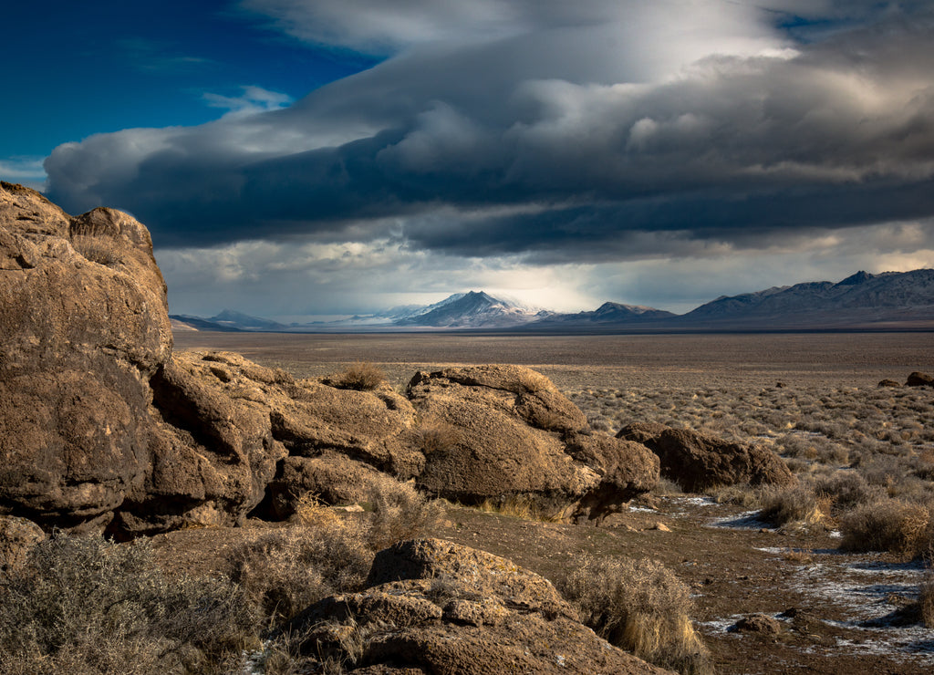 Winnemucca Lake (dry) and Mt Limbo, Nevada