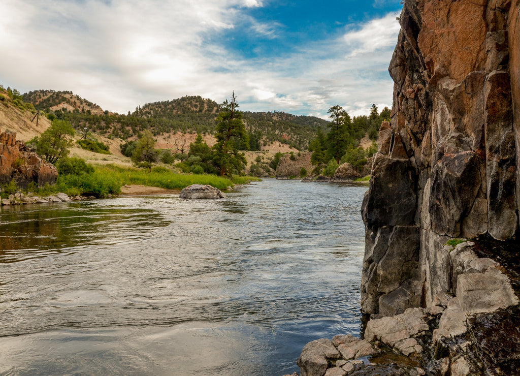 Colorado river headwaters scenic view Radium, Grand County, Colorado, USA