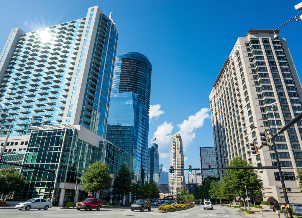 Buckhead, the uptown section of Atlanta, Georgia