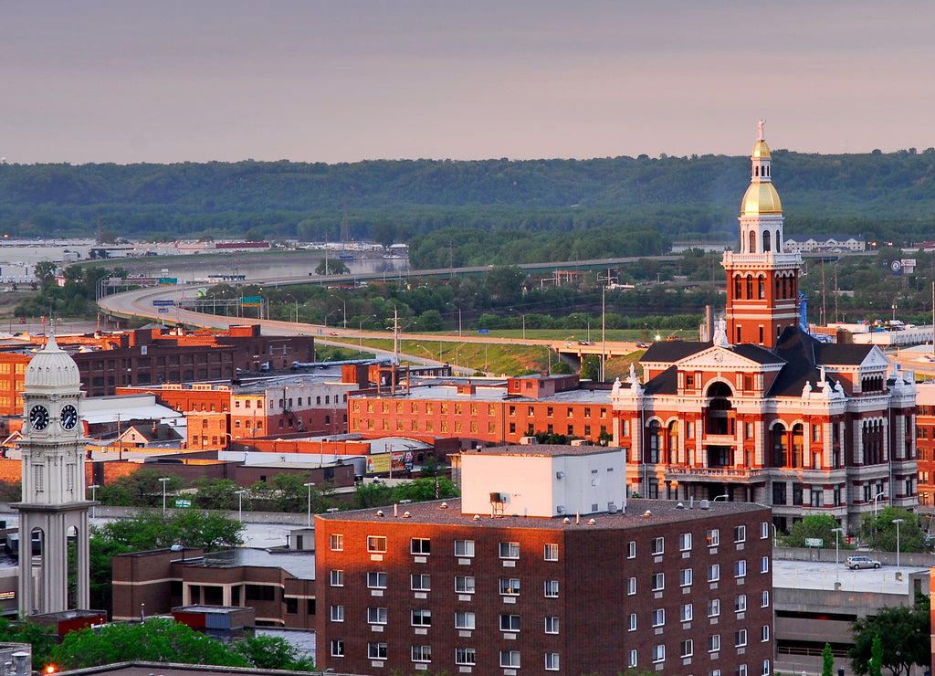 Dubuque County Courthouse, Iowa USA