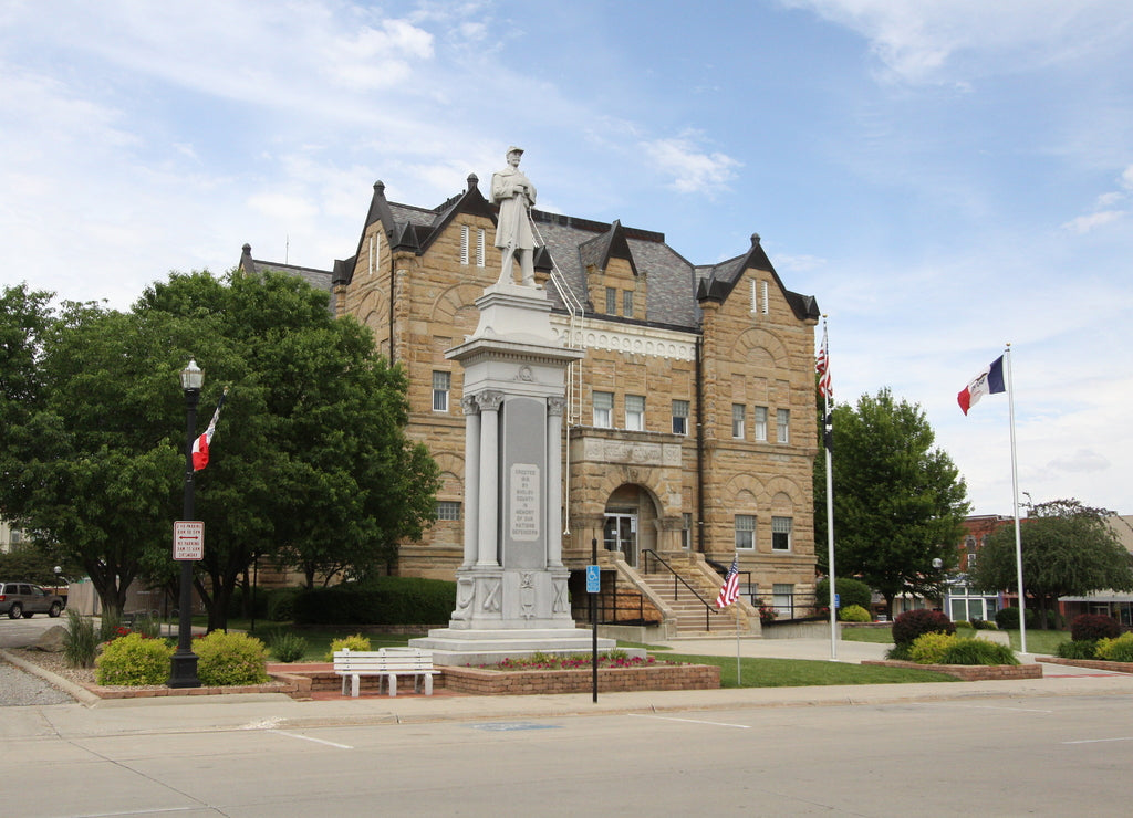 Shelby County Courthouse Iowa USA