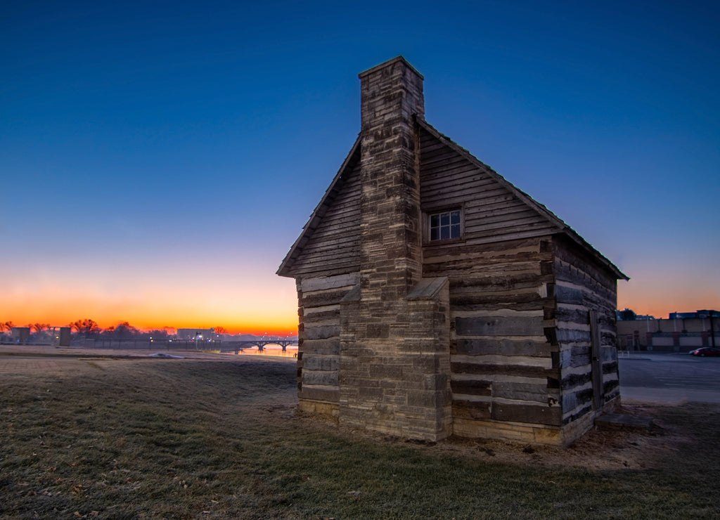 Fort Des Moines at Sunrise Iowa