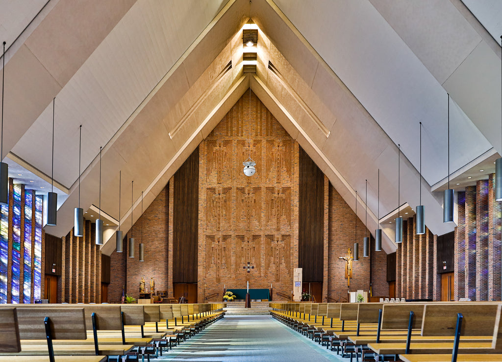 Church of the Nativity Vaulted Ceiling Interior Dubuque Iowa