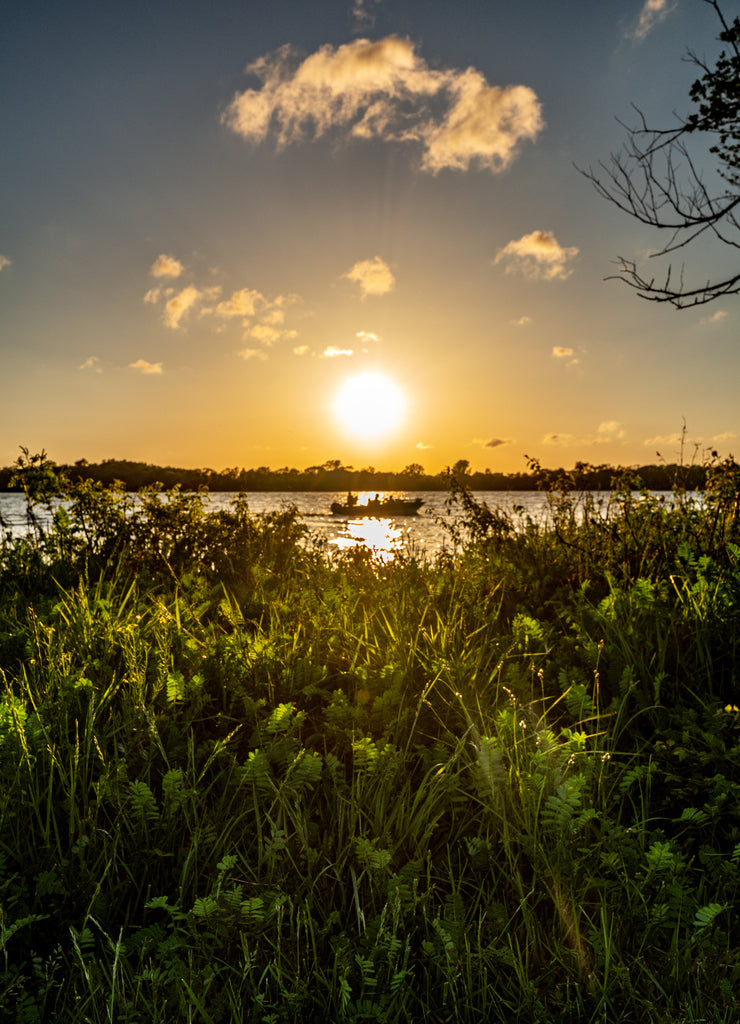 Iowa Big Creek Lake State Park Sunset