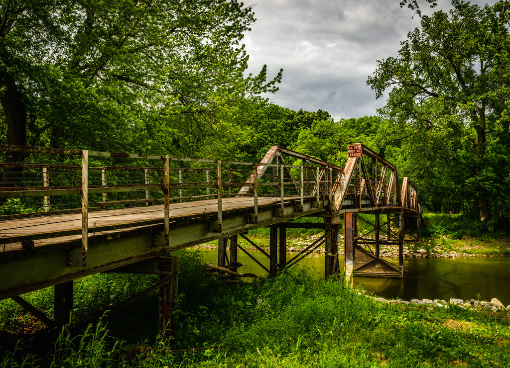 Iowa Des Moines Bill Riley Trail Bridge