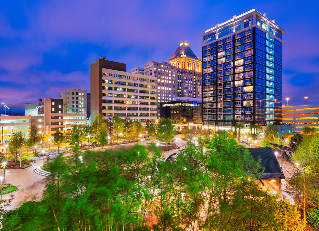 Greensboro, North Carolina, USA Cityscape