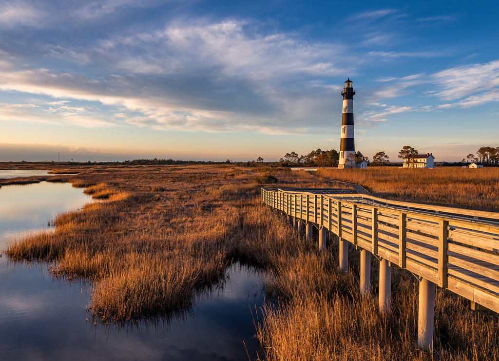 Scenic lighthouse, Outer Banks, North Carolina