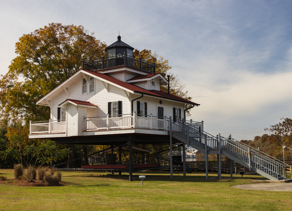 Roanoke River Lighthouse, North Carolina, USA