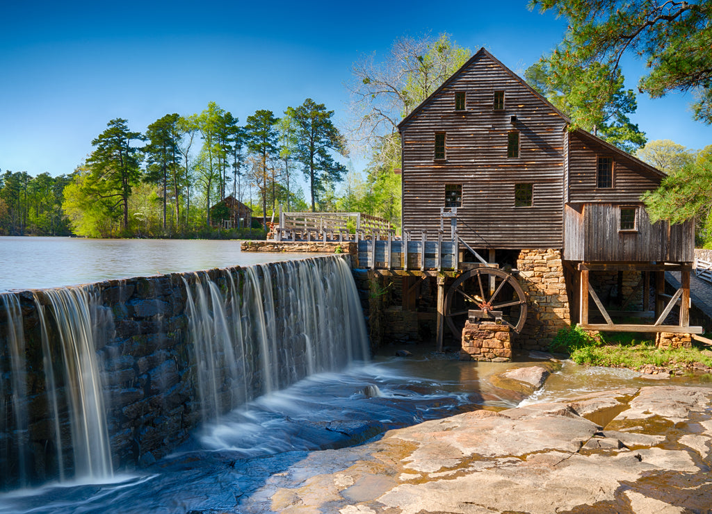 Historic Yates Water Mill North Carolina